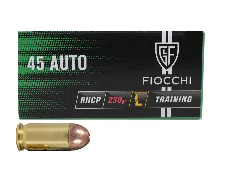 Buy Fiocchi 45 ACP 230gr Round Lead Nose Copper Plated 50 Rounds in NZ New Zealand.
