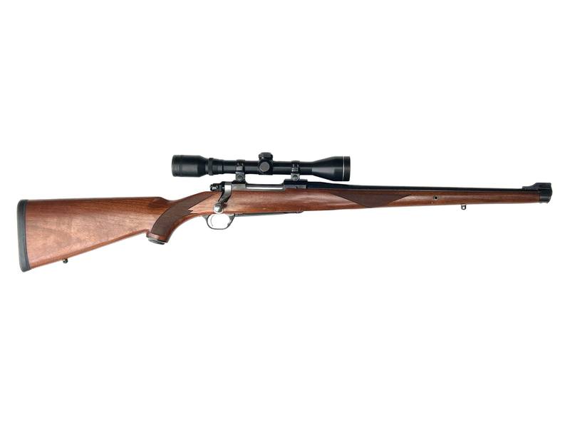 Buy 243 Ruger M77 MKII RSI Fullstock Blued Wood in NZ New Zealand.