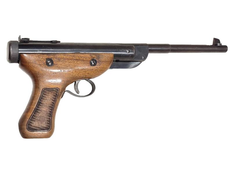 Buy Second Hand Diana .22 Air Pistol No.5 Blued Wood in NZ New Zealand.