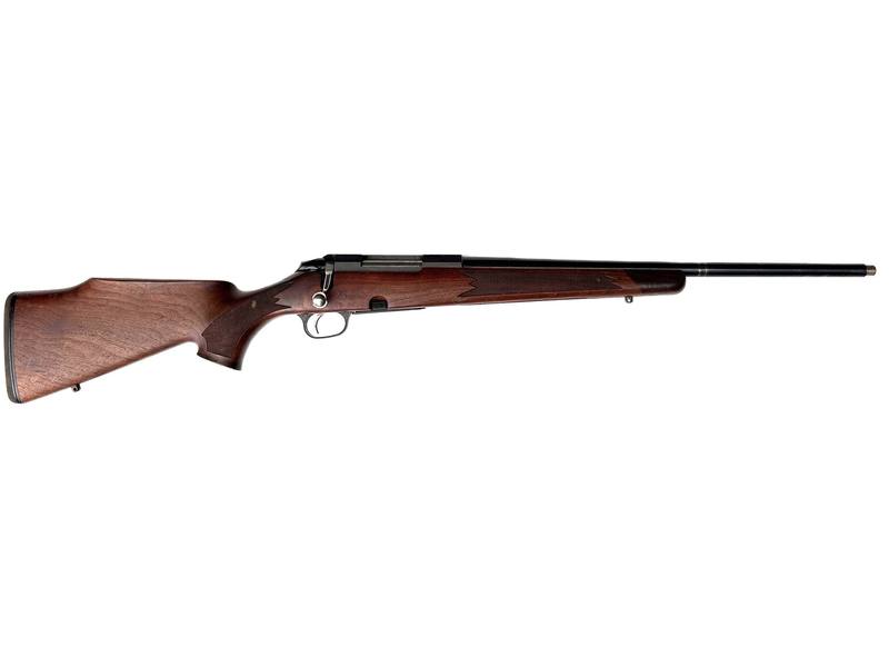 Buy 243 Tikka M595 Blued Wood Threaded in NZ New Zealand.