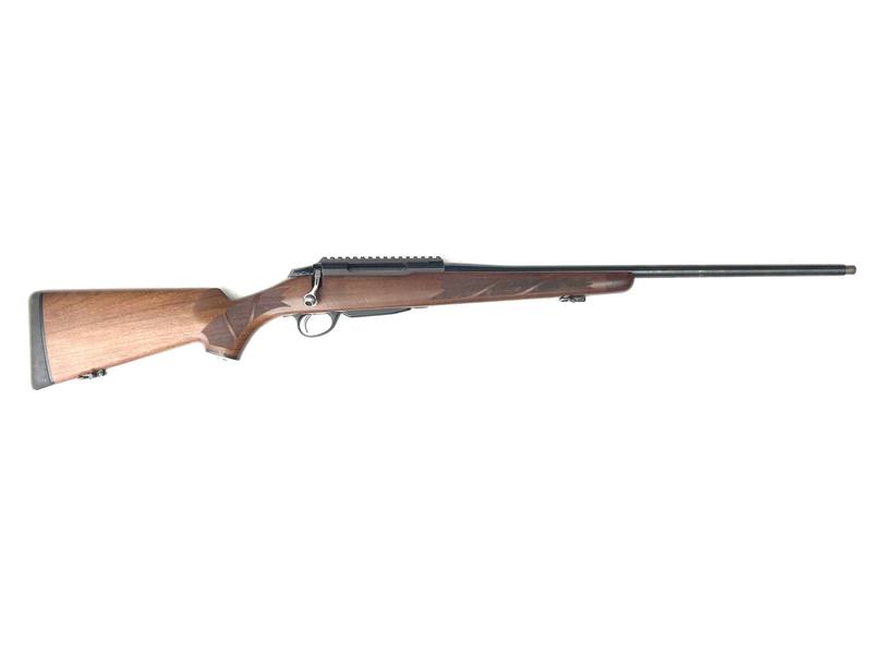 Buy 223 Tikka T3 Hunter Blued Wood Threaded in NZ New Zealand.