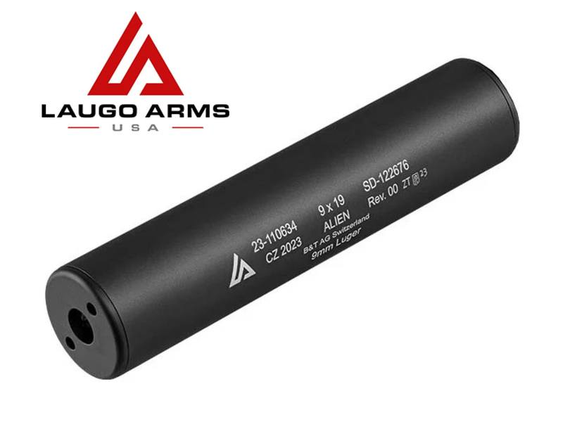 Buy Laugo Arms Alien Silencer 1/2x28 9mm in NZ New Zealand.