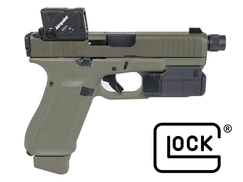 Buy 9mm Glock 45 Gen5 PR Aimpoint COA GTL Front Serrations Threaded in NZ New Zealand.
