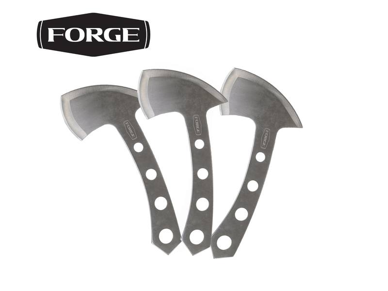 Buy Forge Throwing Axe Set Silver 3 Pack in NZ New Zealand.