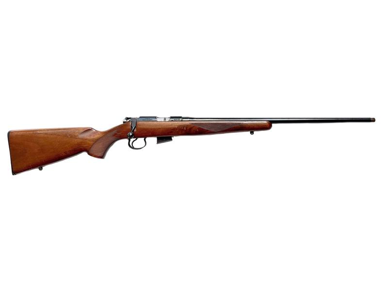 Buy 17HMR CZ 452-2E American Blued Wood Threaded in NZ New Zealand.