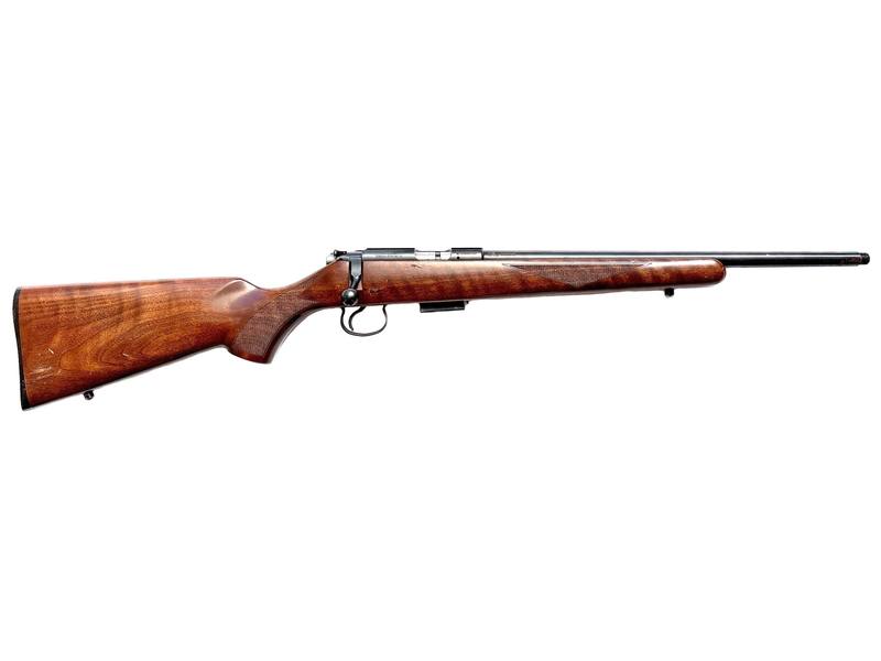 Buy 17HMR CZ 455 Blued Wood Threaded in NZ New Zealand.