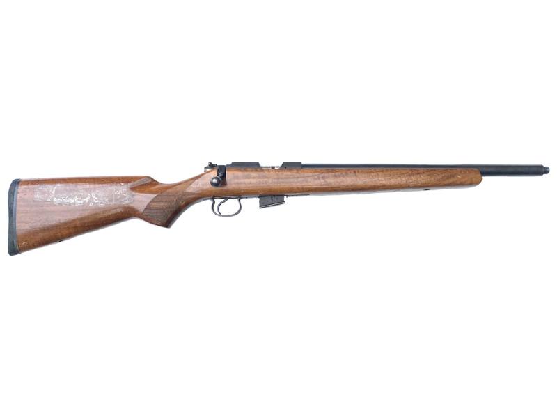 Buy 17HMR CZ 452-2E Varmint Blued Wood Threaded in NZ New Zealand.