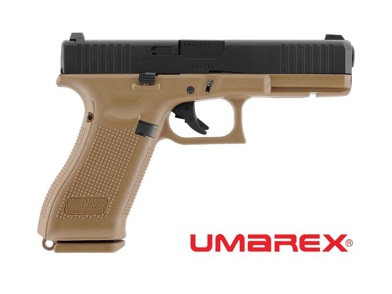 Buy Umarex Glock 17 Gen5 French Edition 6mm Black-Coyote in NZ New Zealand.