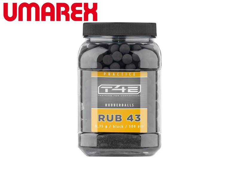 Buy Umarex Rubber Balls T4E 43 Cal x500 in NZ New Zealand.