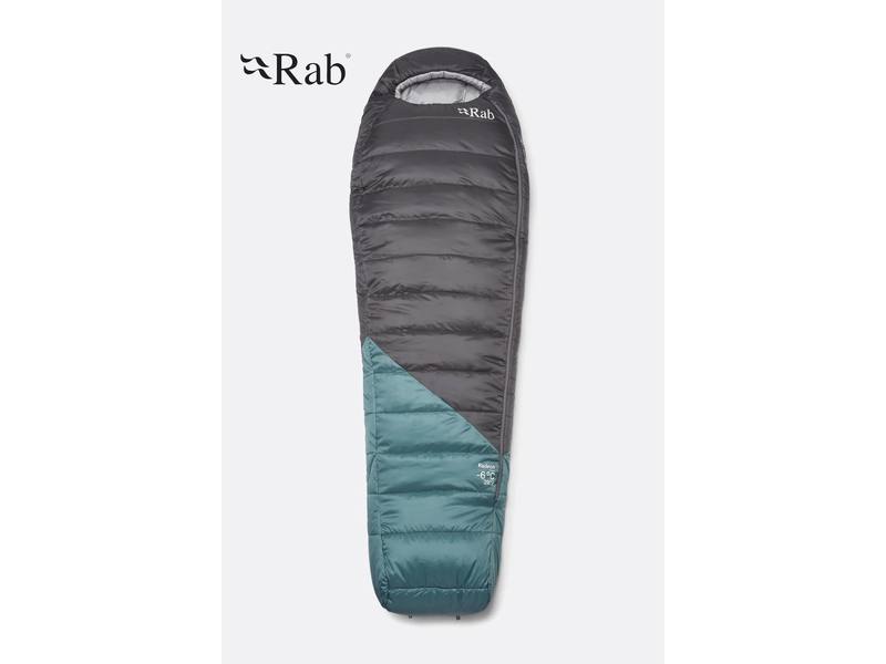 Buy Rab Sleeping Bag Radeon Sage-Graphene Regular Left Hand Zip in NZ New Zealand.