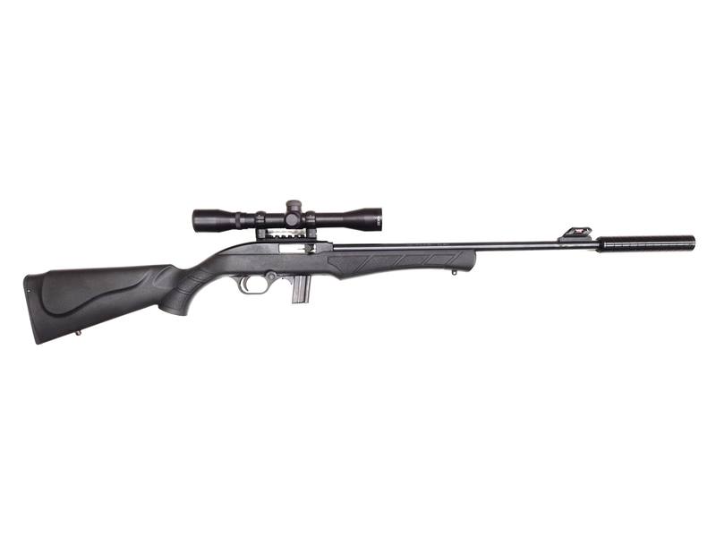 Buy 22 Rossi 7022 Blued Synthetic 18" with Silencer and Scope in NZ New Zealand.