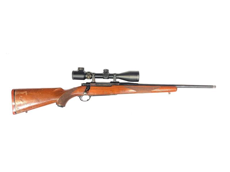 Buy 243 Ruger M77 Blued Wood 18" Threaded in NZ New Zealand.