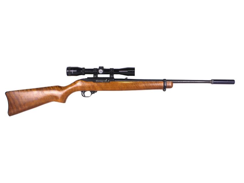 Buy 22 Ruger 10/22 Blued Wood with Scope Sup in NZ New Zealand.