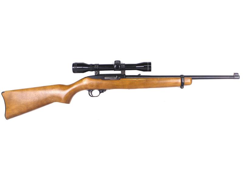 Buy 22 Ruger 10/22 Blued Wood 18.5" with Scope in NZ New Zealand.