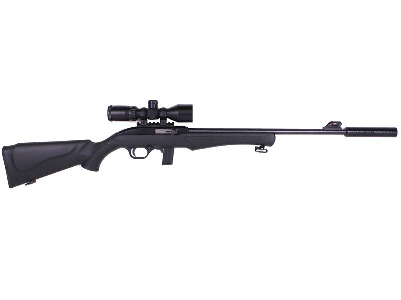 Buy 22 Rossi 7022 Blued Synthetic 18" with Scope Sup in NZ New Zealand.