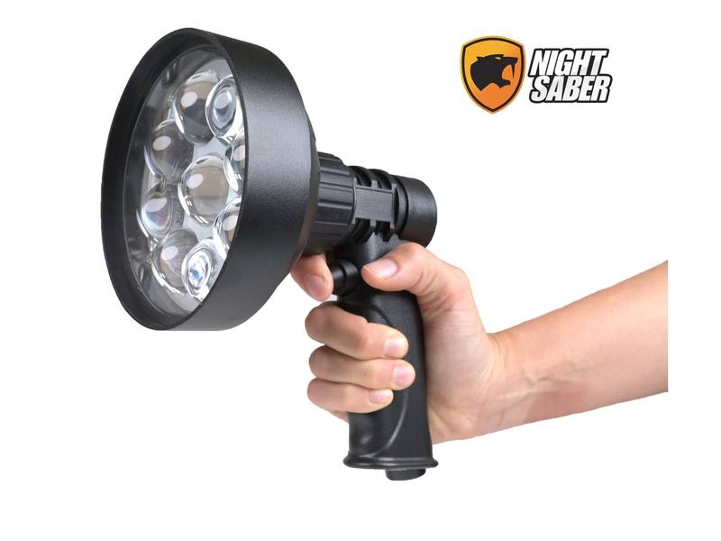 Buy Night Saber Spotlight Handheld 120mm LED 27W - Rechargeable in NZ New Zealand.