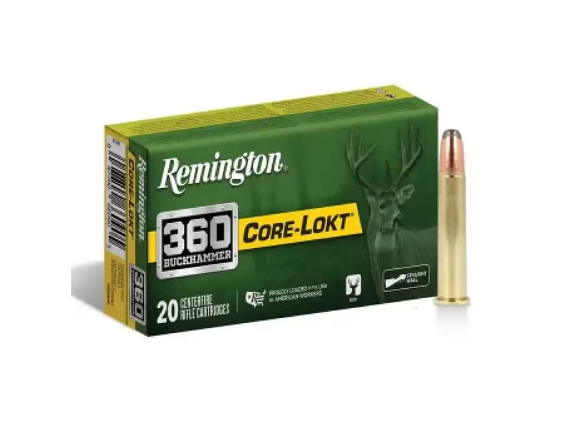 Buy Remington 360 Buckhammer 200gr Soft Point 20 Rounds in NZ New Zealand.