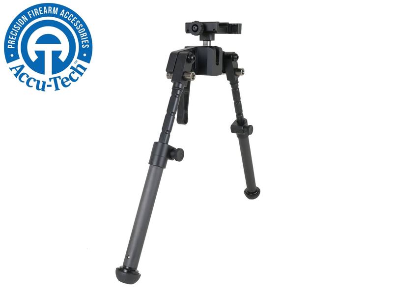 Buy AccuTech Bipod Wide Carbon QD Picatinny Rail in NZ New Zealand.