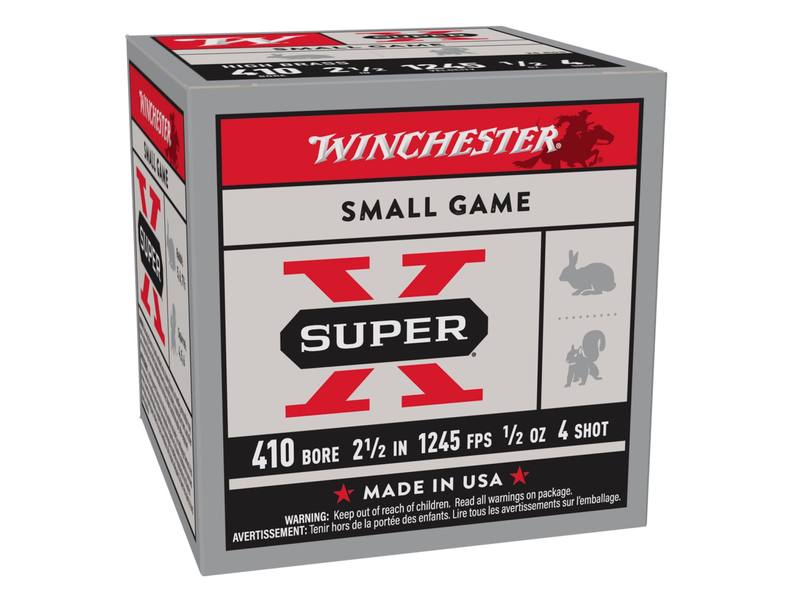 Buy Winchester 410ga #4 14gr 63mm Super-X High Strength *25 Rounds in NZ New Zealand.