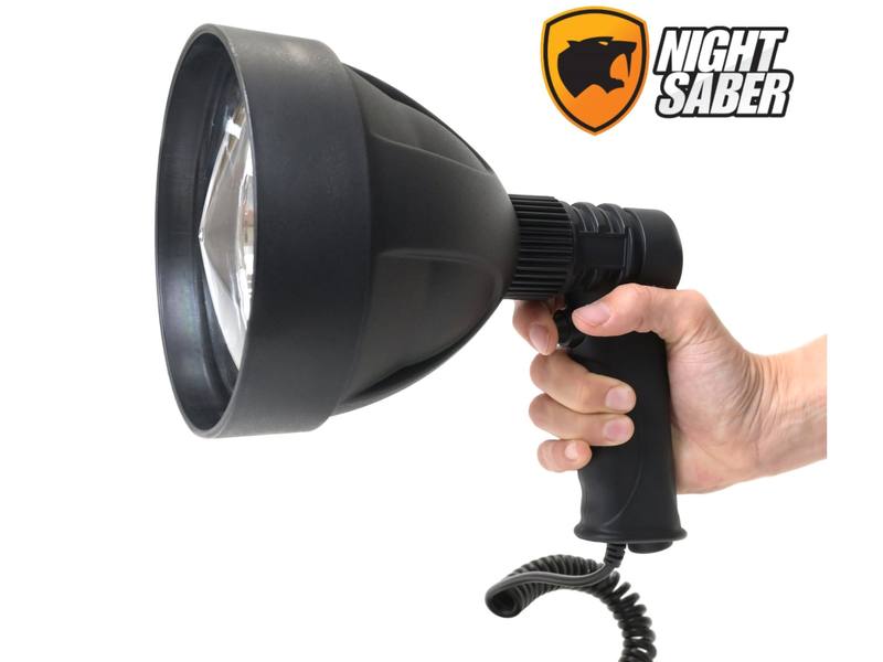 Buy Night Saber 140mm 15W LED Handheld Corded Spotlight: 1200 Lumen in NZ New Zealand.