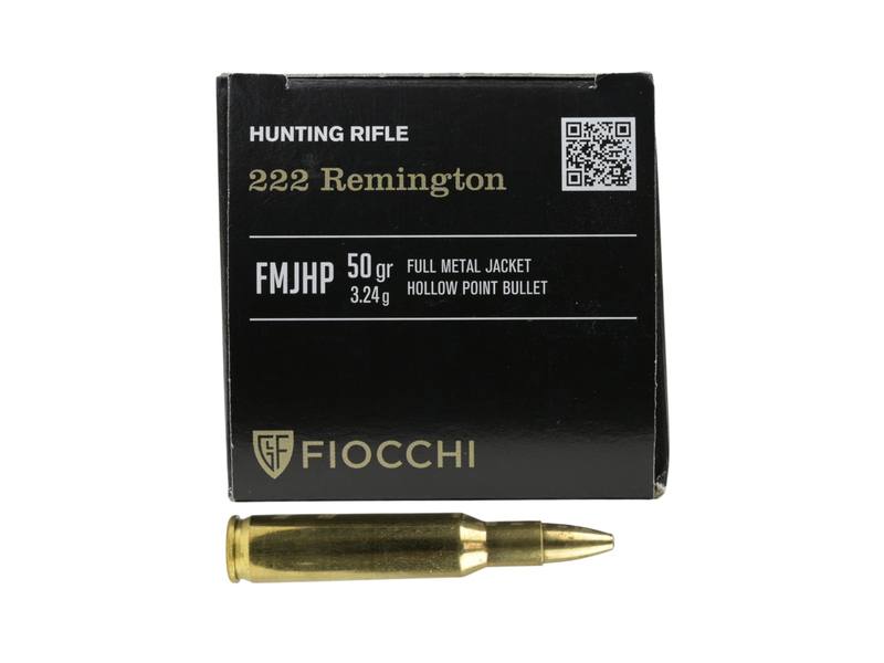 Buy Fiocchi 222 50gr Jacketed Hollow Point 20 Rounds in NZ New Zealand.