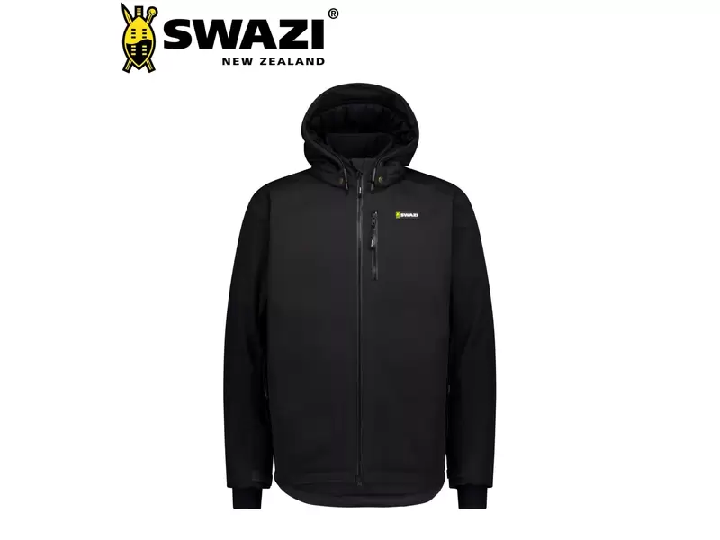Buy Swazi Geyser Waterproof Insulation Jacket Black in NZ New Zealand.