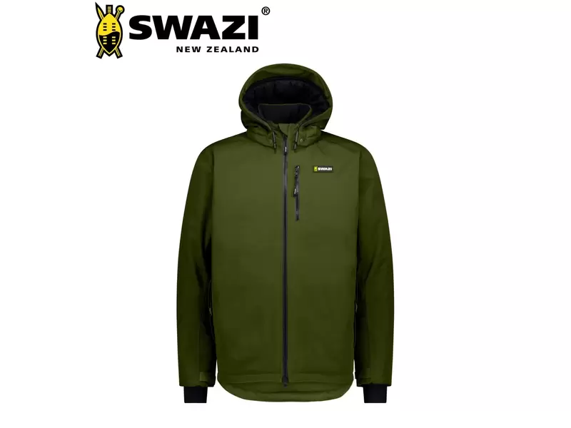 Buy Swazi Geyser Waterproof Insulation Jacket Ranger Green in NZ New Zealand.