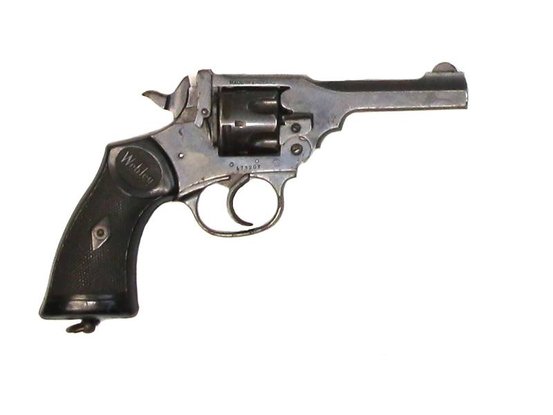 Buy 38 S&W Webley MK IV Blued Synthetic in NZ New Zealand.