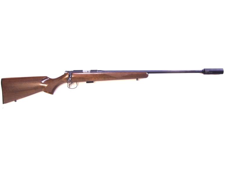 Buy 22 CZ 452-2E ZKM Blued Wood with Silencer in NZ New Zealand.