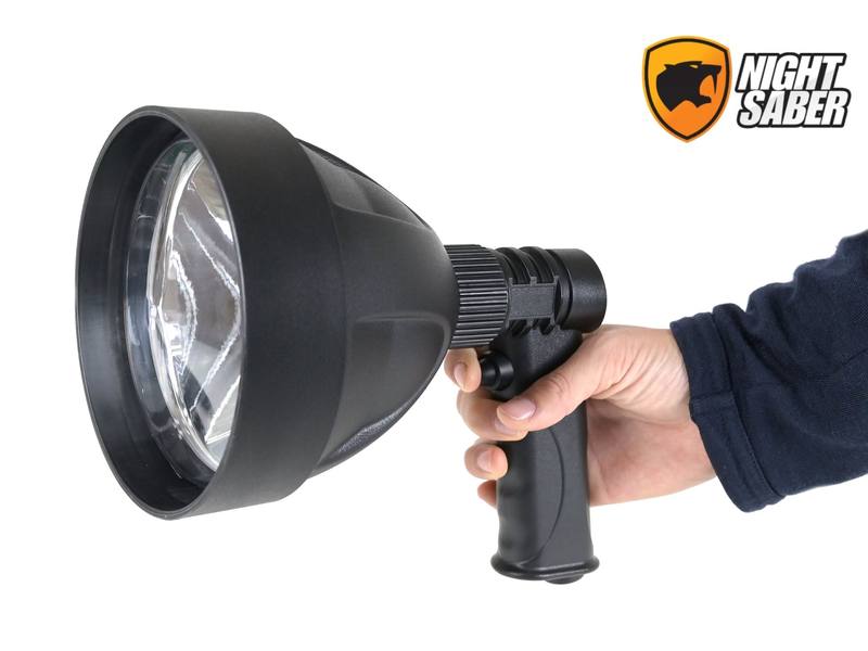 Buy Night Saber 140mm 15W LED Handheld Rechargeable Spotlight: 1200 Lumen in NZ New Zealand.