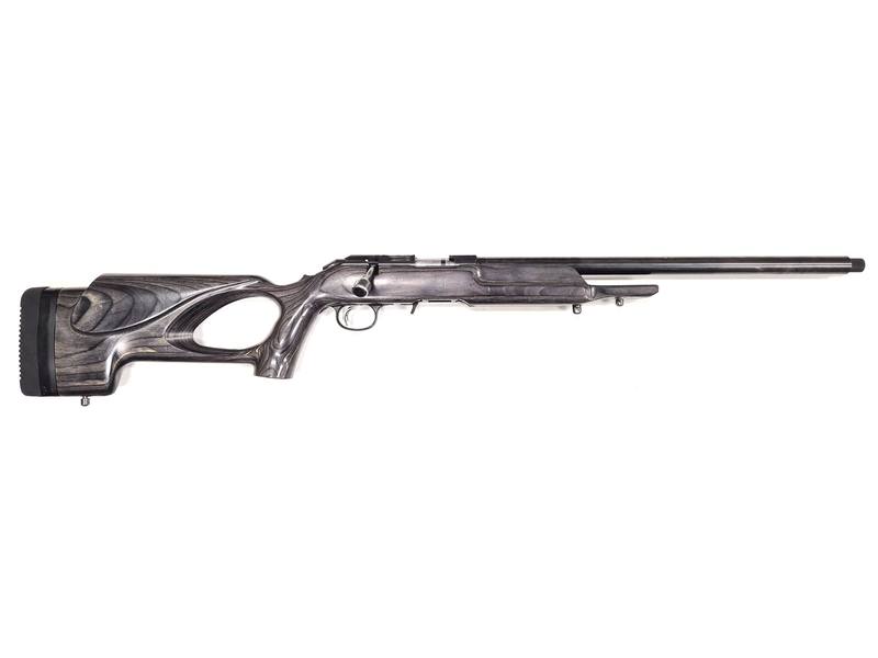 Buy 22 Ruger American Target Blued Laminated Threaded in NZ New Zealand.