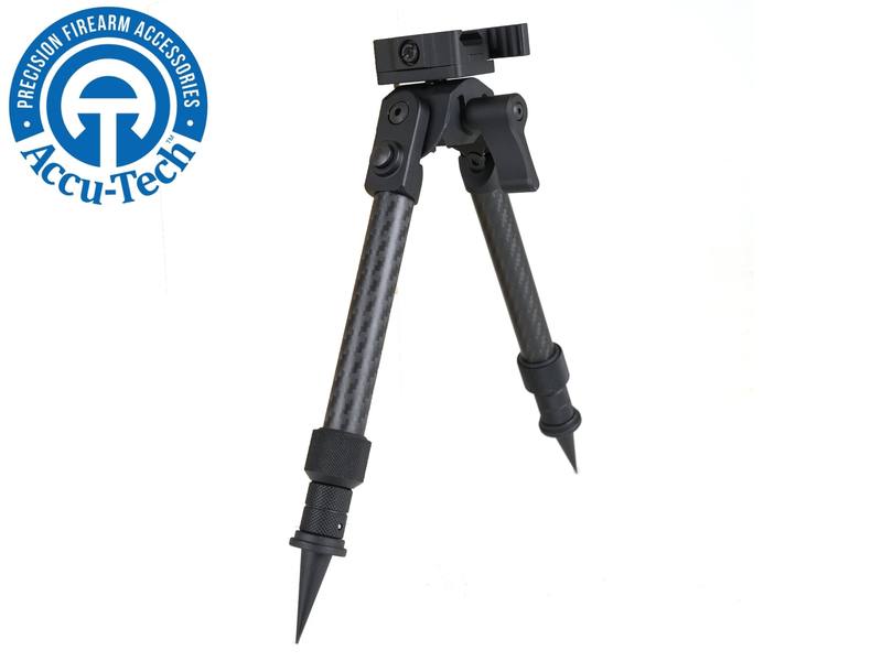 Buy AccuTech Bipod Carbon QD Picatinny Spiked Feet in NZ New Zealand.