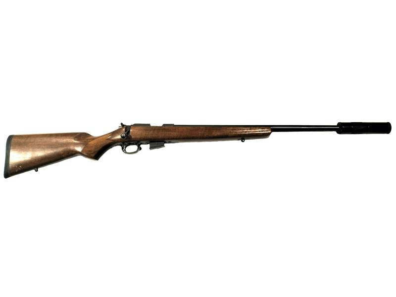 Buy 17HMR CZ 452-2E Blued Wood 20" Threaded in NZ New Zealand.
