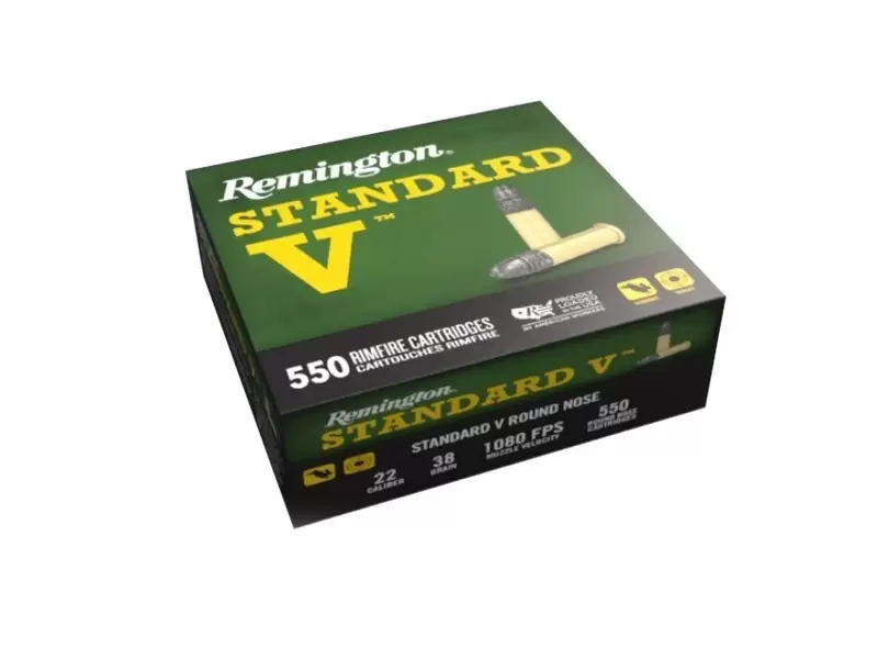 Buy Remington 22 Standard V 38gr Round Nose 1080fps in NZ New Zealand.