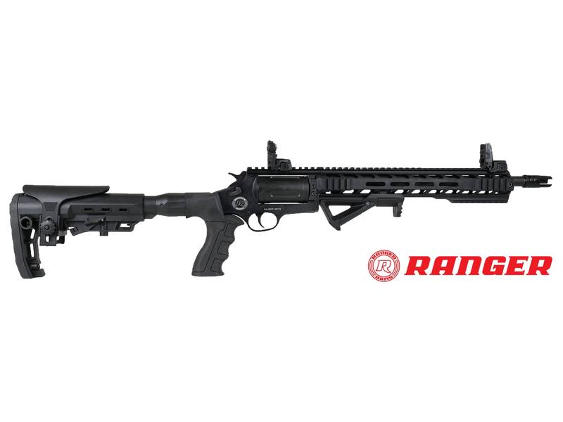 Buy 410ga Ranger Revolver Tactical Black 13" Interchoke in NZ New Zealand.