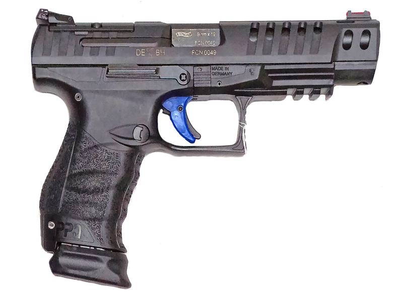 Buy 9mm Walther PPQ Q5 Match Blued Synthetic 5" in NZ New Zealand.