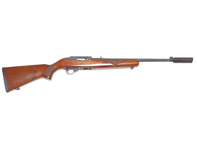 Buy 22 Ruger 10/22 Blued Wood Deluxe with Silencer in NZ New Zealand.