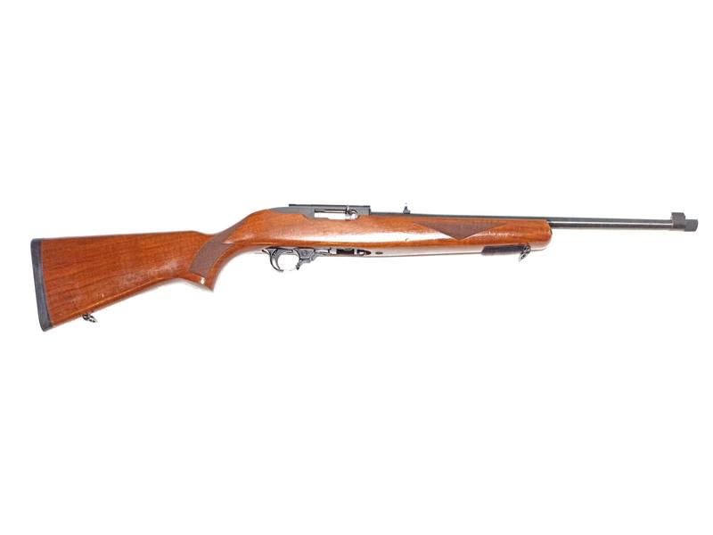 Buy 22 Ruger 10/22 Blued Wood Deluxe Threaded in NZ New Zealand.