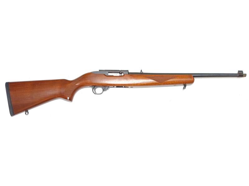 Buy 22 Ruger 10/22 Blued Wood Deluxe Threaded in NZ New Zealand.