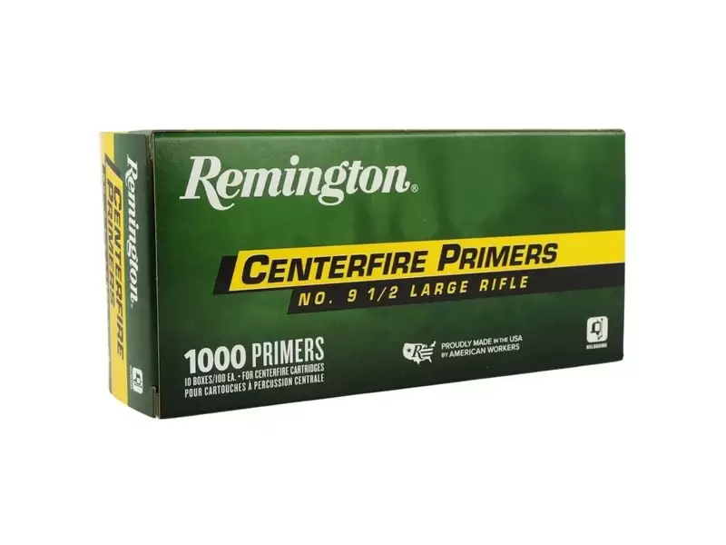 Buy Remington Primers Large Rifle 9.5 x1000 in NZ New Zealand.