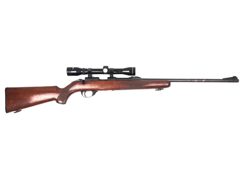 Buy 22 Mag Stirling 1500 Blued Wood with Scope Parts Gun in NZ New Zealand.