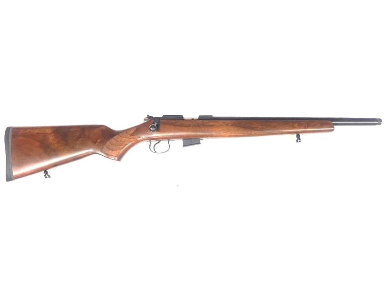 Buy 17HMR BRNO 452-2E American Blued Wood Threaded in NZ New Zealand.