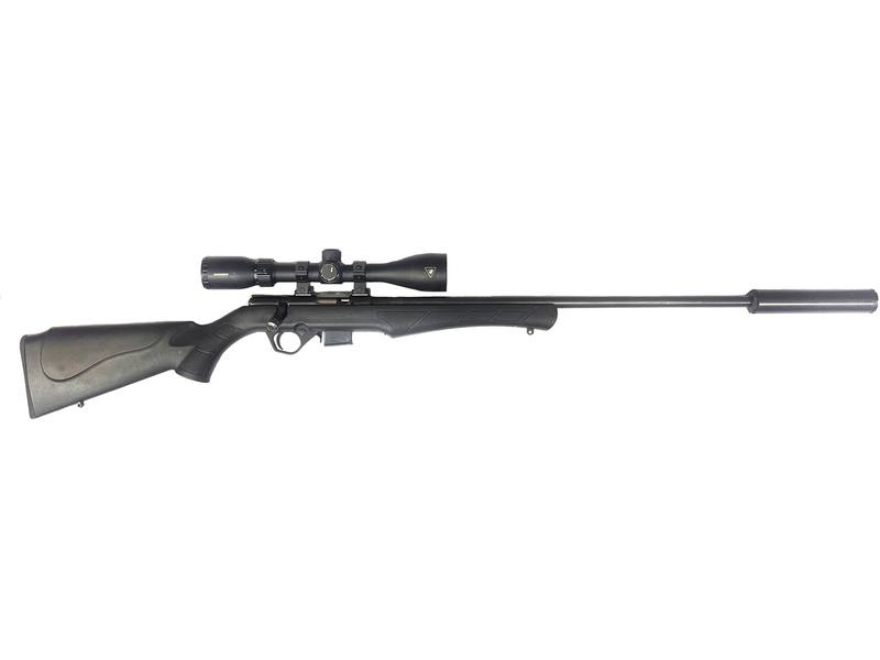 Buy 17HMR Rossi 8177 Blued Synthetic 22" with Scope and Silencer in NZ New Zealand.