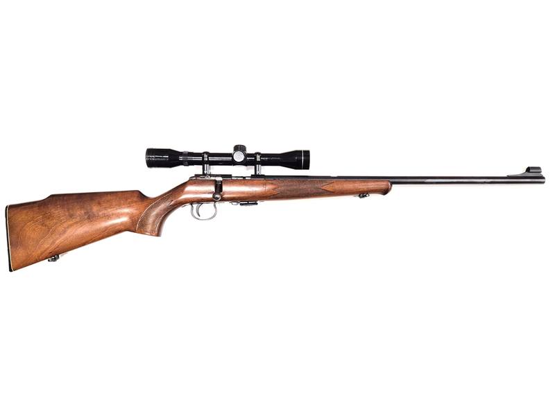 Buy 22 Anschutz 1441/42 Blued Wood with Scope in NZ New Zealand.