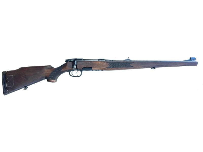 Buy 6.5X55 Steyr Mannlicher Fullstock Blued Wood in NZ New Zealand.
