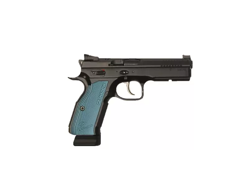 Buy 9mm CZ 75 Shadow 2 Blue Grip Optical Ready in NZ New Zealand.