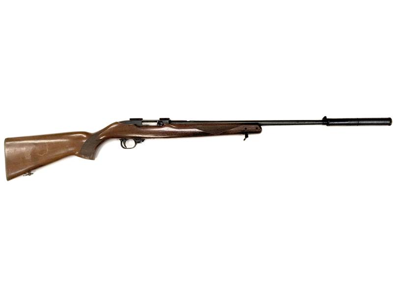 Buy 22 Ruger 10/22 Blued Wood Deluxe with Silencer in NZ New Zealand.
