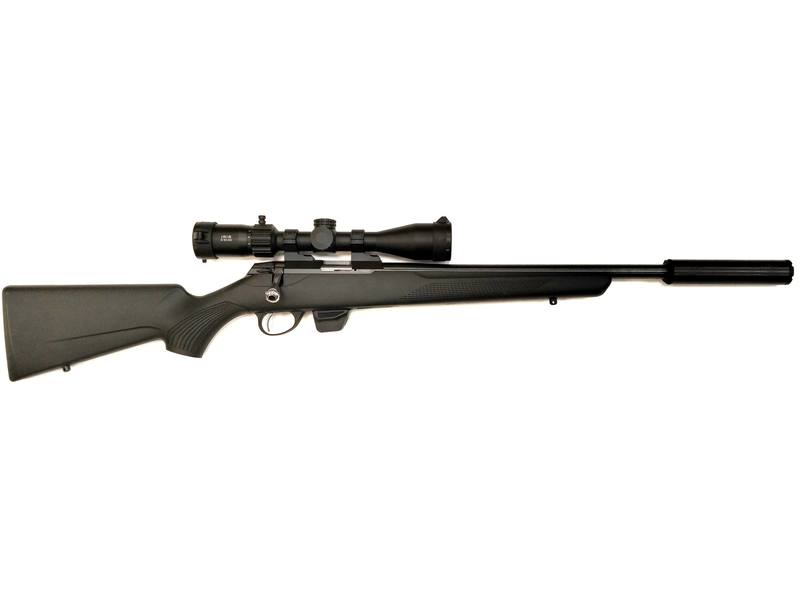 Buy 22 Tikka T1X Stainless Synthetic 16" 3-9X40 with Silencer in NZ New Zealand.