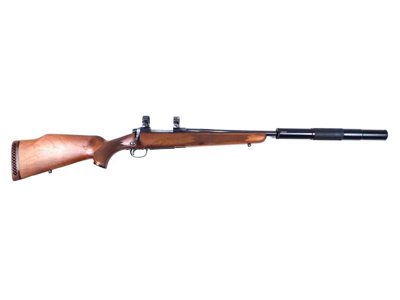 Buy 308 Tikka M55 Blued Wood 18" with Silencer in NZ New Zealand.