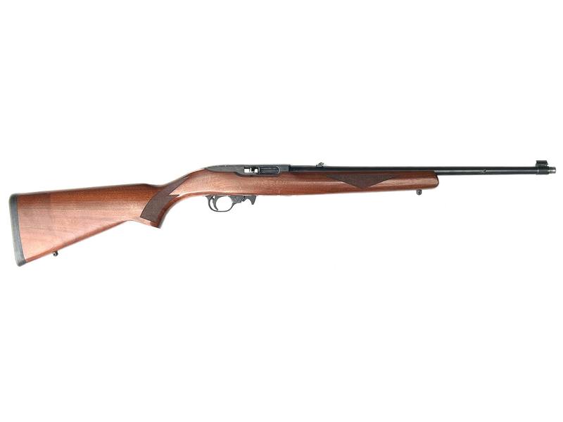 Buy 22 Ruger 10/22 Blued Wood Deluxe Threaded in NZ New Zealand.
